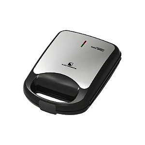 Sanduicheira e Grill Electrobras Max Grill EBGS-04 1500 Watts 220 - 240 V ~ 50/60 Hz - Prata/Preta