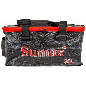 Bolsa Sumax SU-2428 - Preto/Vermelho