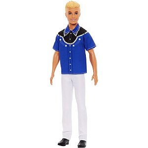 Boneco Ken Barbie Fashion Mattel - HRH25