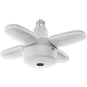 Câmera de Segurança 4Life N21 Bulbo Câmera IP Smart WiFi 3MP