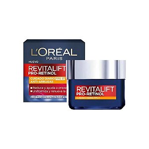 Creme de Dia L'Oréal Paris Revitalift Pro-Retinol FPS 17 - 50ML