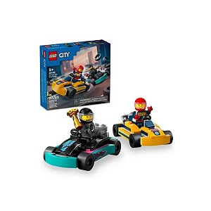 Kit de Carros de Corrida e Pilotos Lego City 99 Peças