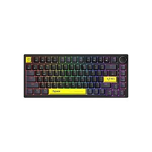 Teclado Mecânico Onikuma G52 RGB - Preto/Amarelo