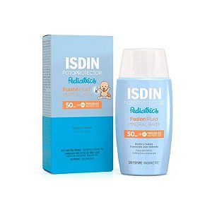 Protetor Solar Infantil Isdin Pediatrics Fusion Fluid Mineral Baby FPS 50 50 ML