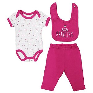 Conjunto para Bebê Everfit 11959S Fúcsia - Feminino