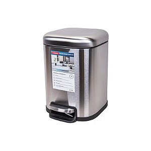 Lixeira de Aço Inoxidável 6L