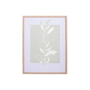 Quadro Decorativo Design de Planta Silvestre 45X60X2.5CM