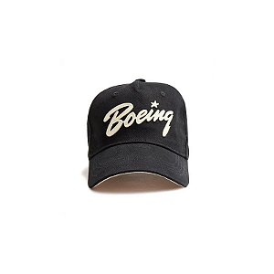 Boné Boeing com Logo Bordado Preto - Marca Red Canoe</s>