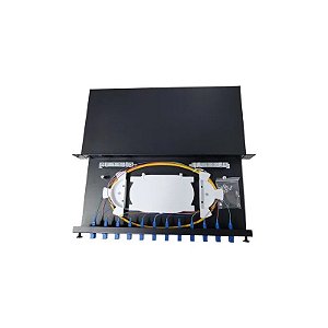 Kit de Distribuidor Óptico 12 Cores Odf Full ST-Upc JZ-1822