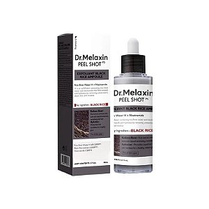 Esfoliante Facial DR.Melaxin Peel Shot Black Rice Ampoule 80 ML