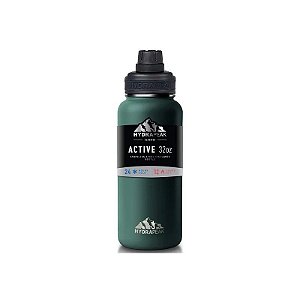 Garrafa Térmica Hydrapeak HP-WIDE-32-Forest-Chug Active 24F 12Q Verde Floresta 946ML