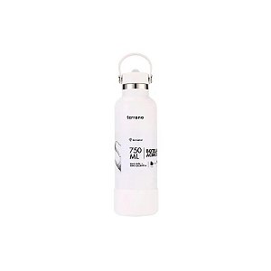Garrafa Térmica Terrano - 750ml - com Bico + 2 Canudos - Branca