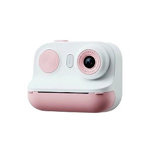 Câmera Digital Infantil com Impressão Térmica Satellite A-DV918 Tela de 2,4" Rosa