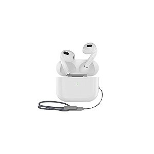 Fone de Ouvido Devia EM410 Airbuds PODS3 TWS Sem Fio Bluetooth - Branco