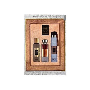 Kit Perfume Ard Al Zaafaran Presente Conjunto Oud Romancea Edp 100ML 3 Peças