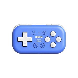 Controle Mini Bluetooth 8BITDO Micro - Azul
