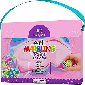 Kit de Pintura para Marmorização Tookyland Marbling Paint - LT150 (12 cores)