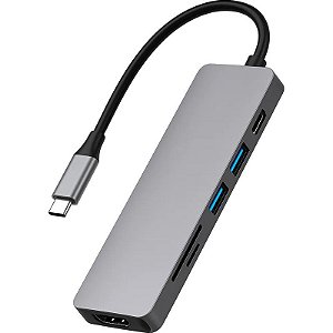 Hub USB-C 3.1 Satellite A-HUBC55 6 em 1