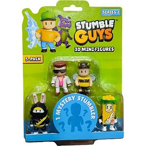 Bonecos Stumble Guys 3D Mini Figures S2 Diramix Art.1 - 0438 (5 Unidades)