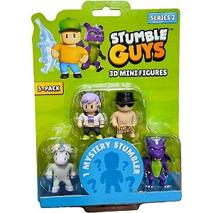 Bonecos Stumble Guys 3D Mini Figuras S2 Diramix Art.4 - 0438 (5 Unidades)