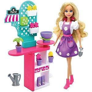 Boneco Florista Conjunto de Brincar Dreameez Funville - 81015