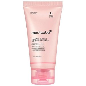Máscara Facial Medicube PDRN Pink Caffeine Night Wrapping - 75mL