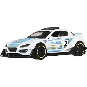 Carro 2004 Mazda RX-8 Custom Hot Wheels Pull-Back Speeders Mattel - HWH49
