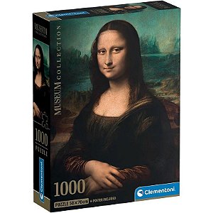 Rompecabeza Beagles Mona Lisa Museum Collection Clementoni - 37094 (1000 pzs)