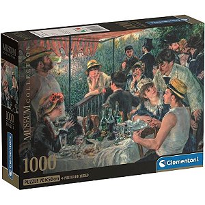 Quebra-cabeça Almoço do Barco Festa Coleção Museu Clementoni - 37063 (1000 peças)