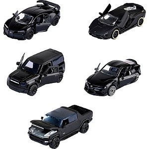 Carros Black Edition Majorette - 85-0200-5000 (5 unidades)