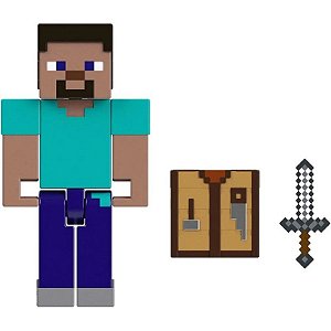 Figura Steve Minecraft Mattel - JCN28