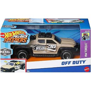 Carrinho Off Duty Hot Wheels Pull-Back Speeders Mattel - HWH41-LA1