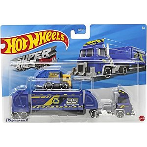 Carro Autitos Trash Basher Hot Wheels Super Rigs Mattel JDJ59