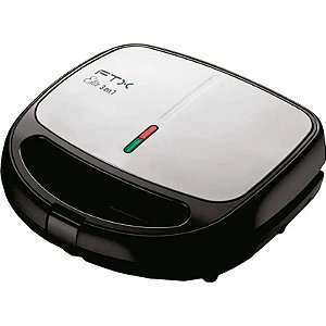 Sanduicheira FTX 3 em 1 FTXSM2-750 220V-50Hz Preto