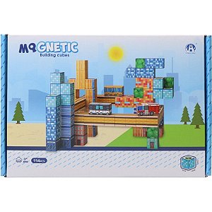 Jogo de Cubos Magnéticos de Construção Chuang Huang - CH1436 (114 peças)