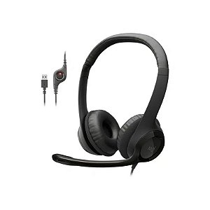 Fone de ouvido Logitech com Microfone H390 USB-C 981-001575
