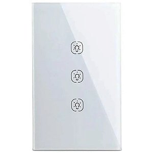 Interruptor Smart de Pared Homie ZN-U03U (HSS03TR) Zigbee (3 Botón Touch)