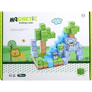 Jogo de Cubos Magnéticos de Construção Chuang Huang - CH1281 (78 peças)