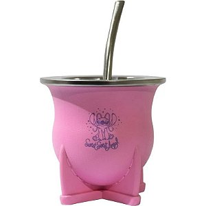 Canudo + Bomba para Chimarrão PPR - Stitch Angel
