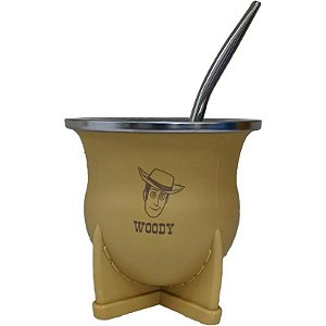 Copo + Bombilla Para Chimarrão PPR - Woody