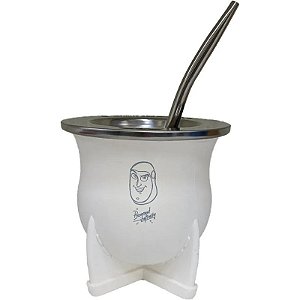 Kit de Chimarrão Guampa + Bombilha PPR - Buzz Lightyear