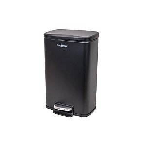Lixeira de Aço Inox 5L Preto Fosco