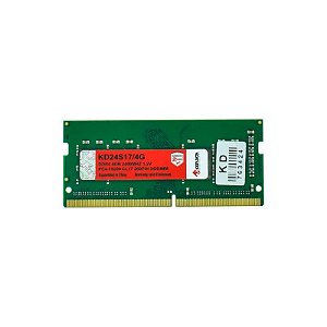 Memória RAM Keepdata KD24S17/4G - 4GB - DDR4 - 2400MHZ - para Notebook