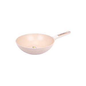 Wok Antiaderente Ucc Life 30 cm Bege