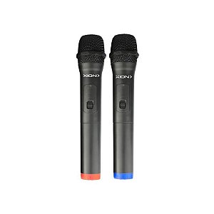 Microfone Sem Fio Xion Xi-Micwduo - Preto 2 Peças