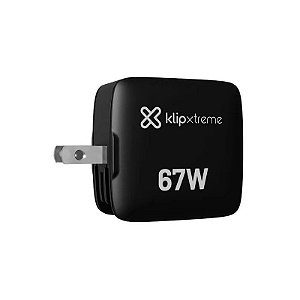 Carregador Klip KMC-500 Powerwall 67 USB-C X2/USB-A Sem Cabo - Preto