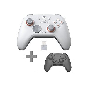 Controle Sem Fio GameSir Nova 2 Lite para PC/Steam/Nintendo/Smartphone + Estojo
