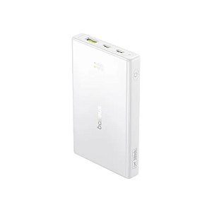 Carregador Portátil Baseus Picogo LCD 10.000 Mah 20 W USB-A+ 2 USB-C + Cabo USB-C - Branco (P10076801213)