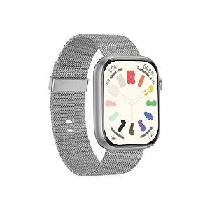 Relógio Smart Abc HW X Mini A3090 Kit 7 Pulseira/NFC/GPT/Android - Cinza