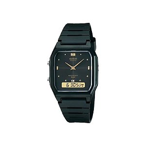Relógio Casio AW-48HE-1AVDF Analógico/Digital Unissex - Preto
